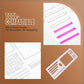 Handgemaakte Flexibele Sjabloon voor Bullet Journal