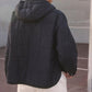 🌟Warme losse jas met capuchon voor dames in de winter