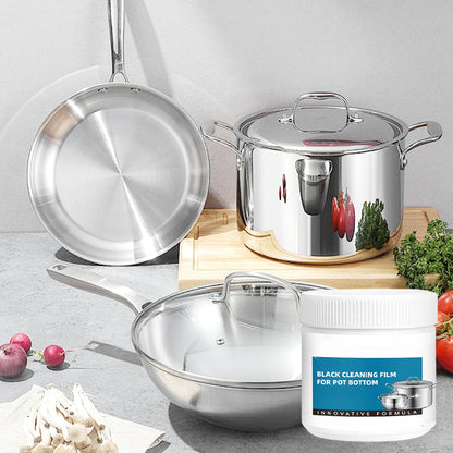 Krachtige pasta voor het verwijderen van aangebrande resten voor kookgerei