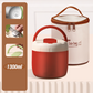 🎉Nieuwjaars Cadeau 50% KORTING!🍱1,5L Vacuümgeïsoleerde Lunchbox (Roestvrij Staal): 12 Uur Warmhouden + Lekvrij & Laagjesontwerp – Perfect Voor Onderweg!
