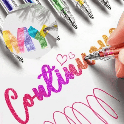 ✍️✨Glittergelpennen set