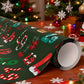 🔥50% KORTING✨Digitaal Kerst Inpakpapier🎁Moderne Print, Levendige Kleuren, Rolformaat✨