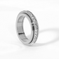 💖50% korting!💖Draaibare spinner-ring van titaniumstaal met zirkonia
