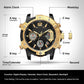 ⌚Multifunctioneel 3ATM waterdicht heren quartz sporthorloge met dubbel display
