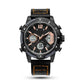⌚Multifunctioneel 3ATM waterdicht heren quartz sporthorloge met dubbel display