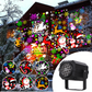 🎅50% KORTING! Roterende LED-Kerstpatroonprojectorlamp – 16 Feestelijke Patronen & Dynamisch Effect 🎄✨