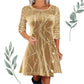 Elegante A-lijnjurk met pailletten