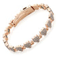 Dames Stralend Hartvormige Magnetische Koperen Armbanden