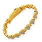 Dames Stralend Hartvormige Magnetische Koperen Armbanden