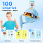 Interactieve tekenrobot voor kinderen met 100 kaarten