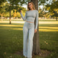 Casual top en broek voor dames, 2-delige set