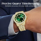 Men's Fashion Rhinestone Quartz Watch
