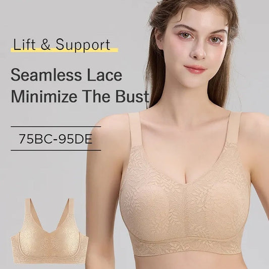 Plus-Size Draadloze Minimizer BH's