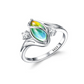 ✨💍 Koop 1 Krijg 1 Gratis 🔥 Geometrische Ovale Maansteen Ring met Zirkonia Accenten – Mystiek, Sprankelend & Tijdloos Elegant! 🌙✨