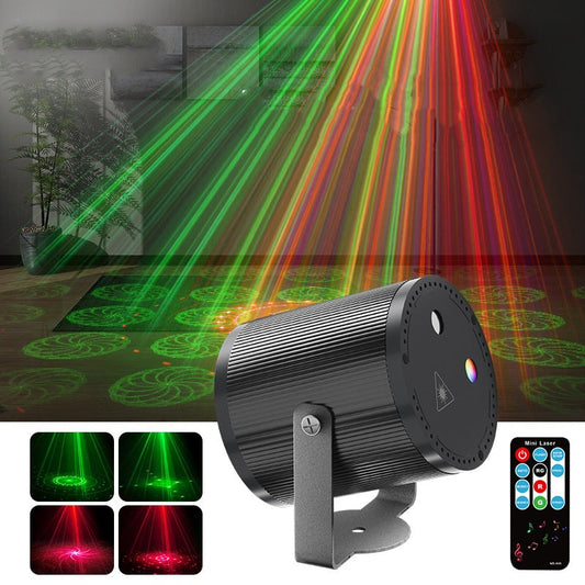 DJ Laser Party Light met 7 verlichtingsmodi en afstandsbediening