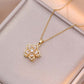 Romantische bloesem hanger ketting voor dames