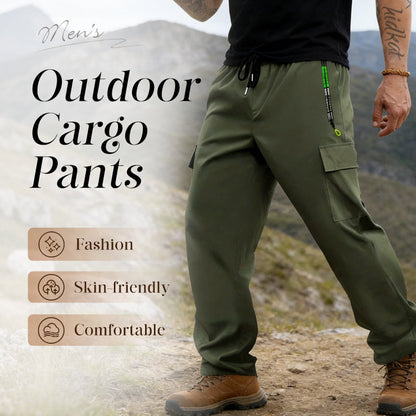 🎉Nieuwjaars Cadeau 50% KORTING!👖Herens Outdoor Cargobroek – Meerdere Zakken, Ademend & All-Day Comfort!