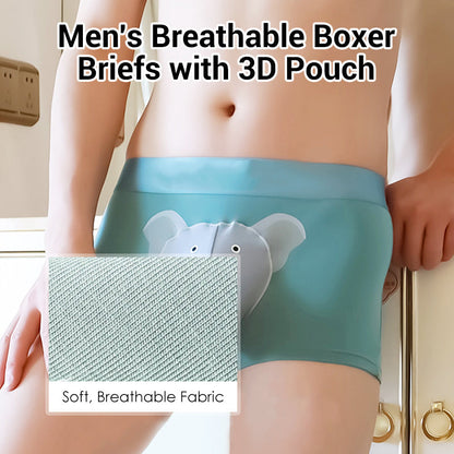 Heren Ademend Boxershort met 3D Pouch