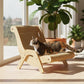 🐱 NU 50% KORTING! ⏰ 2-in-1 Sisal Krab- en Ligstoel voor Katten – Krabben & Loungen, Duurzaam Sisal & Ruimtebesparend 🛏️