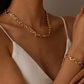 💎 50% KORTING NU! ✨ Verstelbare Strass Blad Link Ketting & Armband Set – Elegant Ontwerp, Sprankelende Kristallen & Perfect Cadeau 🍃