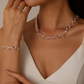 💎 50% KORTING NU! ✨ Verstelbare Strass Blad Link Ketting & Armband Set – Elegant Ontwerp, Sprankelende Kristallen & Perfect Cadeau 🍃