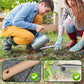 🌿🔧 TIJDELIJKE AANBIEDING 50% KORTING! Veelzijdige Wiedehak – Houten Steel, Roestvrij Staal, Dubbele Functie Duw/Trek, 2 Maten, Perfect voor Tuinieren 🌱