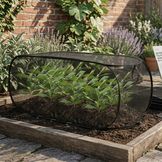 🌱 50% KORTING! ✨ 3-in-1 pop-up plantenbeschermingsnet – Beschermt tegen insecten, vorst en zon, direct op te zetten en perfect voor in de tuin en op het balkon 🌿