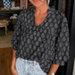 💎 -50% ON FLOWY PRINTED TOPS! 💎 Flattering V-Neck, Unique Prints & Relaxed Fit for Everyday Style 👚🌸