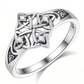 🔥Trend 2026🔥 Retro Vintage Drievuldigheidsknoop Ring – Symbolische Keltische Trouwring voor Vrouwen en Mannen
