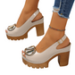 👡 NU 50% KORTING! 🔥 Elegante sandalen met open teen en gesp en hak – Chique design, comfortabele hak en perfect voor elke gelegenheid ✨