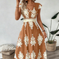 ⏰ Beperkte Aanbieding 50% KORTING! 👗 Vloeiende Maxi Jurk met Barok Print en V-Hals voor Dames – Elegantie en Comfort de Hele Dag 🏖️✨