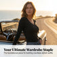 Slim Fit Basic V-Hals Top voor Dames