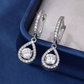 💎 50% KORTING! ✨ Druppel Hoepel Oorbellen – Stralend Zirkoon, Pavé Zetting, Goud of Zilver Afwerking Voor Tijdloze Elegantie 🎠
