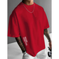 ✨ Heren T-shirt met korte mouwen en losse pasvorm – Premium katoenmix, urban print & oversized casual stijl🏙️