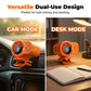 🚗💨50% KORTING – Draagbare LED Auto Ventilator | Stil, Krachtig & Directe Verkoeling voor Onderweg ✨