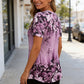 🥳ZOMER UITVERKOOP🥳50K+ VERKOCHT!💥50% KORTING! 🔥Dames Elegante Bloemenprint Korte Mouw Top