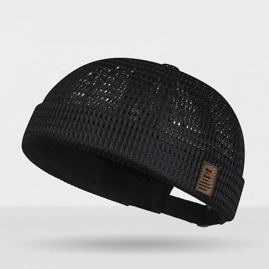 🧢 Koop 1 Krijg 1 Gratis🌬️ Lichtgewicht Ademend Mesh Randloze Pet – Retro Docker Stijl, Verstelbaar & Ultralicht – Koele Comfort ✨