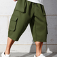 🩳 NU 50% KORTING! 🔧 Heren Casual Cargo Kniebroek – Grote Zakken & Wijde Pasvorm 🌲
