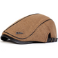 🧢 TIJDELIJK 50% KORTING! 🍂 Heren Gebreide Warme Newsboy Cap – Premium Breisel, Verstelbare Pasvorm, PU Klep & Tijdloze Stijl ✨