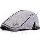 🧢 TIJDELIJK 50% KORTING! 🍂 Heren Gebreide Warme Newsboy Cap – Premium Breisel, Verstelbare Pasvorm, PU Klep & Tijdloze Stijl ✨