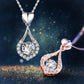 🥳UITVERKOOP 2026🥳💞Meer dan 50.000 exemplaren verkocht!💥50% korting! 🔥Ketting met waterdruppelvormige steen en fonkelend hart