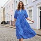 🌺 50% KORTING NU! ✨ Boheemse Bedrukte Maxi Jurk – Casual, Vloeiend & Chic – Elegante Zomervakantie Lange Jurk 👗