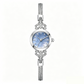 ⌚ NU 50% KORTING!✨ Elegant dameshorloge met parelmoeren wijzerplaat – Strass-accenten & sieradenarmband – Slank quartzhorloge 💎