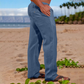 ⏰ TIJDELIJKE KORTING 👖 Heren Rechte Casual Broek Zachte Ademende Stof Maten S Tot 5XL