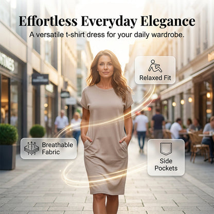 🌺👗 50% KORTING! Deze jurk voelt alsof je in een wolk stapt – zo comfortabel dat je 'm nooit meer uit wilt! Casual, losvallend en tijdloos, je nieuwe tweede huid!