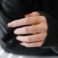 Minimalistische Pavé Zirkonia Ring voor Dames