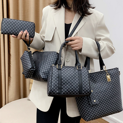 📢📢50% KORTING !! ⏰Stijlvolle 6-in-1 tas-set voor moeder en baby – met print, veelzijdige schouder-, crossbody- en handtas voor dagelijks gebruik 🌿