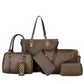 📢📢50% KORTING !! ⏰Stijlvolle 6-in-1 tas-set voor moeder en baby – met print, veelzijdige schouder-, crossbody- en handtas voor dagelijks gebruik 🌿