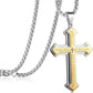 Heren Kruis Ketting met Onze Vader Gebed