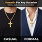 🔥 50% korting ✝️ Vintage ketting voor heren – strak kruisje met een exclusieve uitstraling ✨